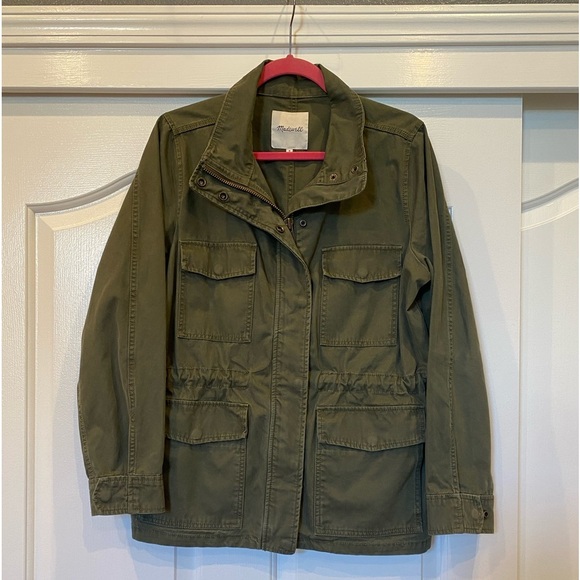 Madewell Surplus Jacket military green color size M - Picture 1 of 11